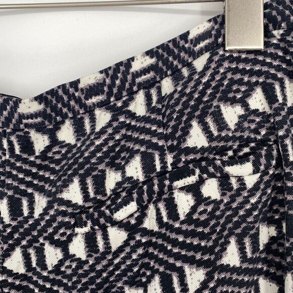 Reiss Nineteen Seventy One Goa High Tapered Pants Modern Lyocell Printed Multi S - Picture 10 of 13